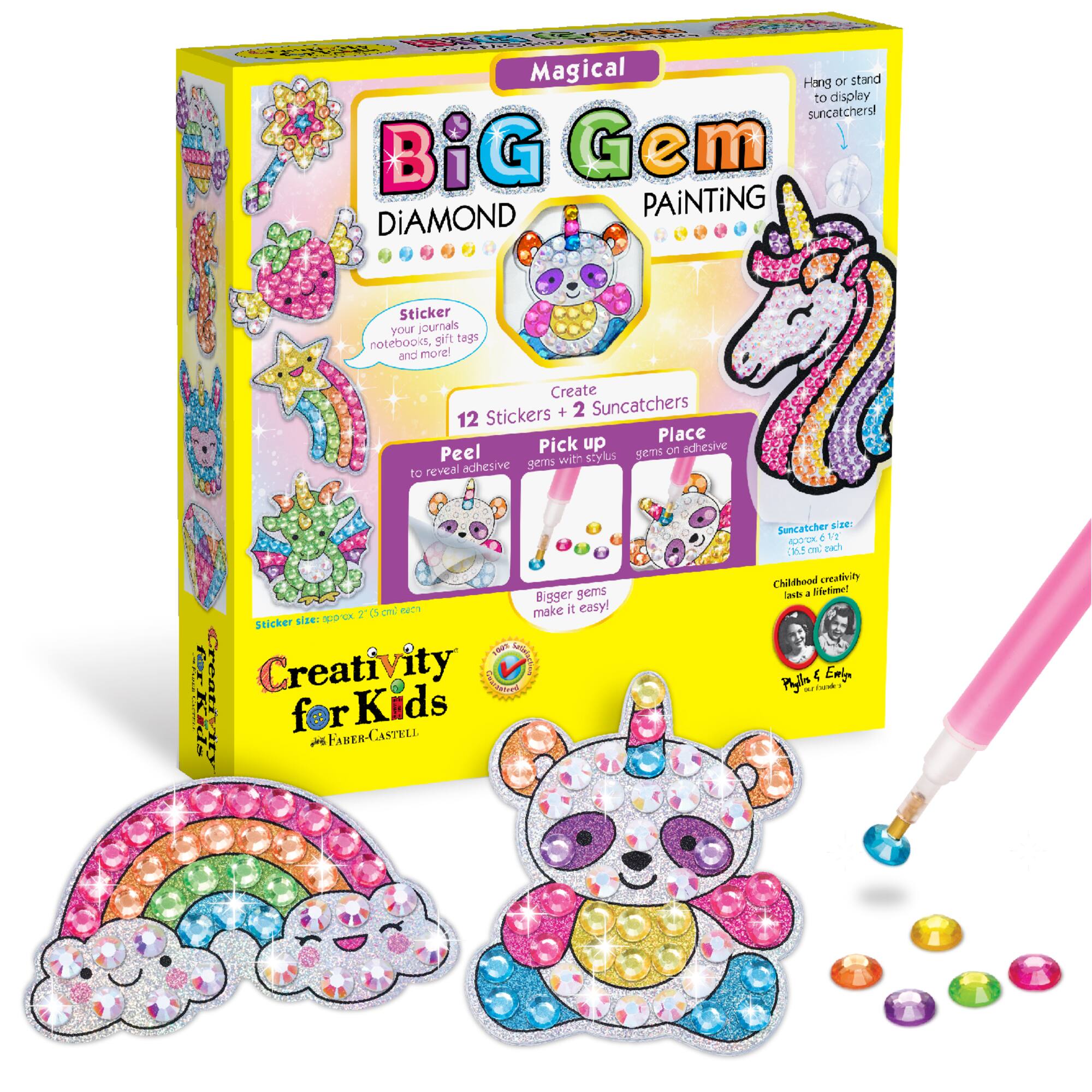 12 Pack: Faber-Castell® Magical Big Gem Diamond Painting